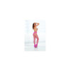 Collant sexy rose néon résille filet 